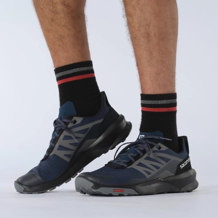 Tenis Senderismo Salomon Patrol Hombre Azul Marino | MX QHZR801